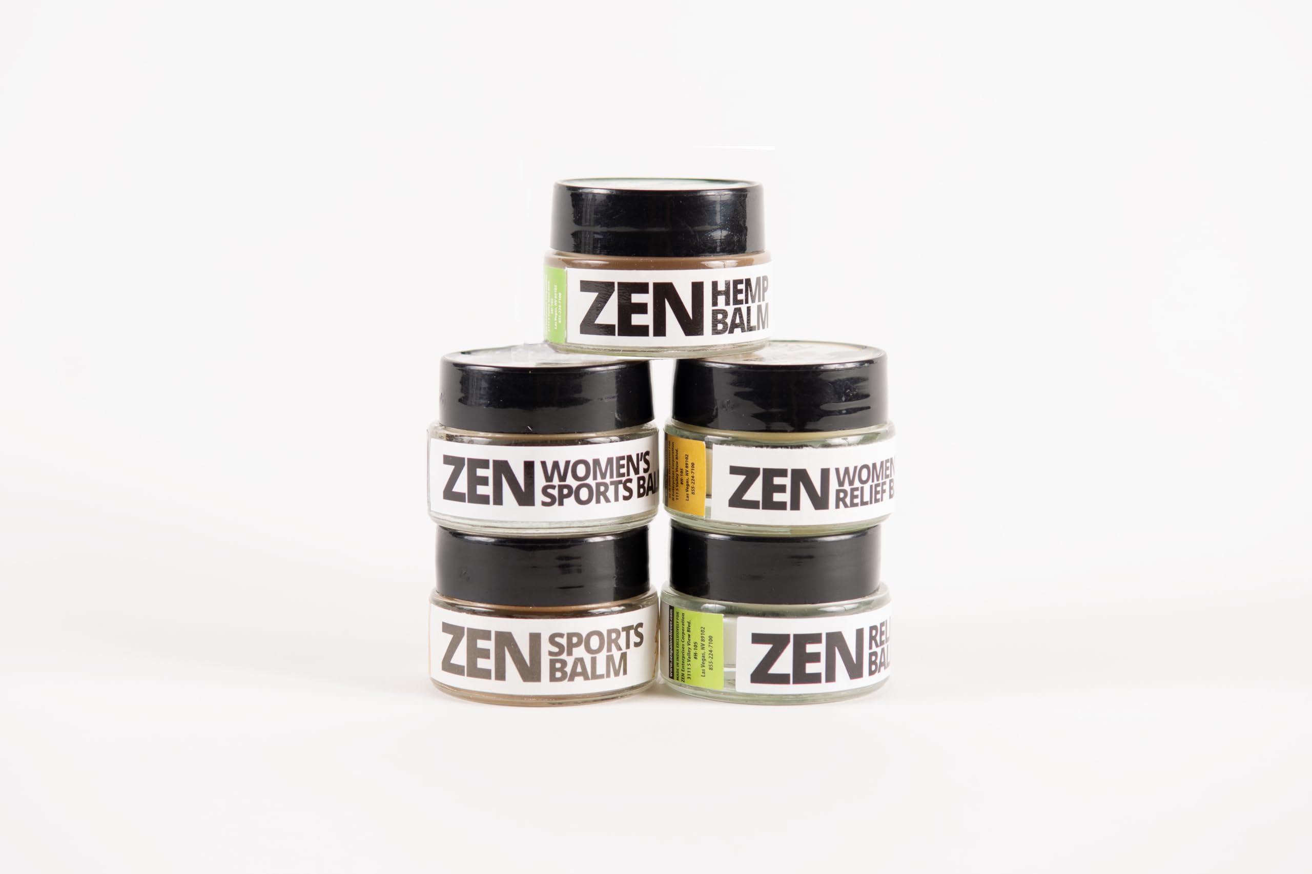 ZEN Variety Pack – Plant-Based Topical Balm Collection – Includes Relief, Sports, Women’s Sports, Women’s Relief & Hemp – 0.7 oz Each – #TrustedByLegends ZENBuy Supplements Australia