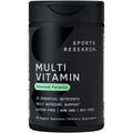 Black container of Sports Research Multi Vitamin on a white background