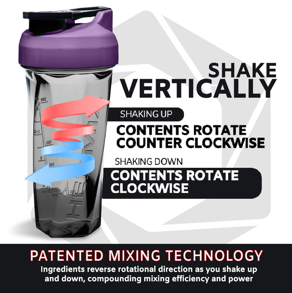 HELIMIX 2.0 Vortex Blender Shaker Bottle Holds upto 28oz | No Blending Ball or Whisk HELIMIXBuy Supplements Australia