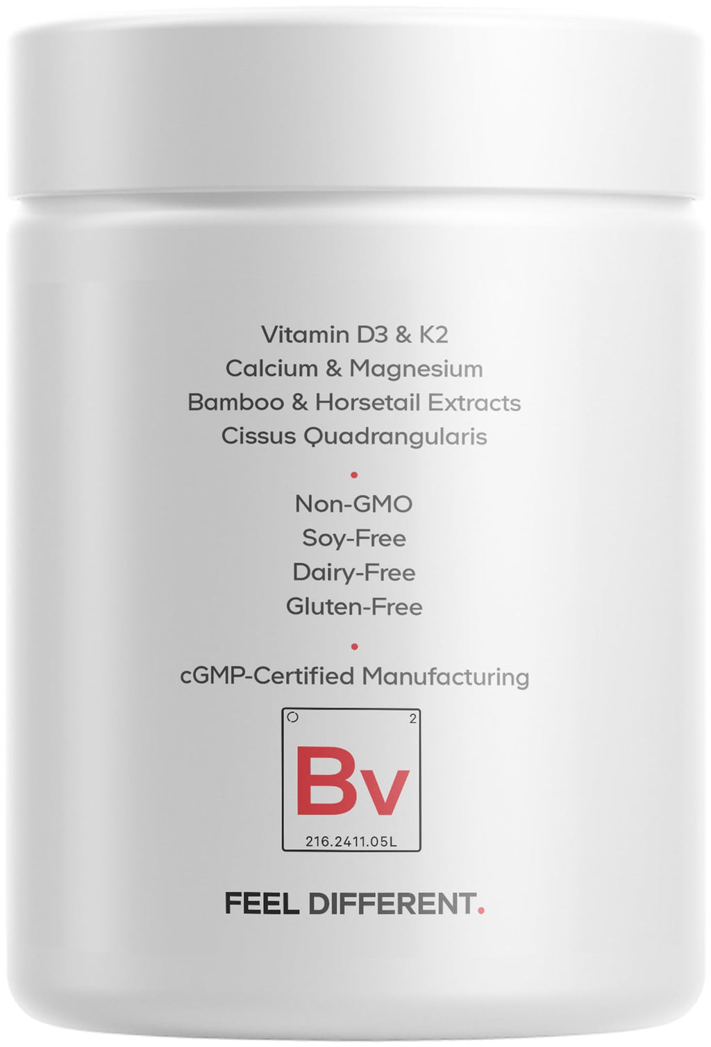 Codeage Bones Vitamins+ - Vitamin D3 & K2, Vitamin C, Calcium, Magnesium, Zinc, Hesperidin, L-Lysine, Manganese, Bamboo, Horsetail, Cissus, Boron, Trans-Resveratrol, Non-GMO Supplement - 90 Capsules CodeageBuy Supplements Australia
