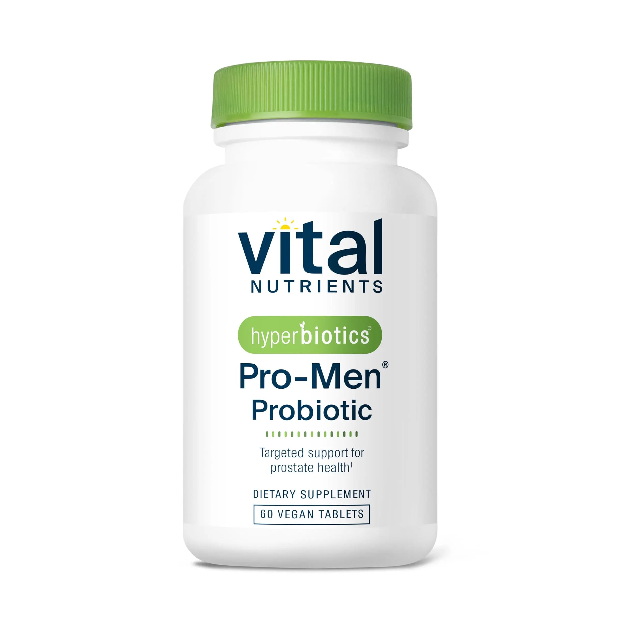 Hyperbiotics Vital Nutrients Pro Men Probiotics | Vegan Advanced Probiotics for Men | Clinically Studied for Prostate Health, Digestive Balance and Gut Health* | Gluten, Dairy, Soy Free | 60 Tablets Hyperbiotics buy supplements Au