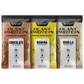 Snap Supplements 100% Plant Based Protein Powder Stick Packs with Nitric Oxide Booster