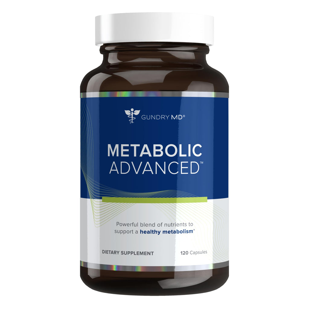 Gundry MD® Metabolic Advanced Nutrient Blend with Berberine to Support Healthy Metabolism, 120 Count