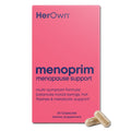 Her Own Menoprim, Menopause Support, Female Hormonal Balance Capsules for Night Sweats, Hot Flashes & Mood Swing Support, Bergamot Orange & Black Cohosh Root, 60 Capsules her ownBuy Supplements Australia