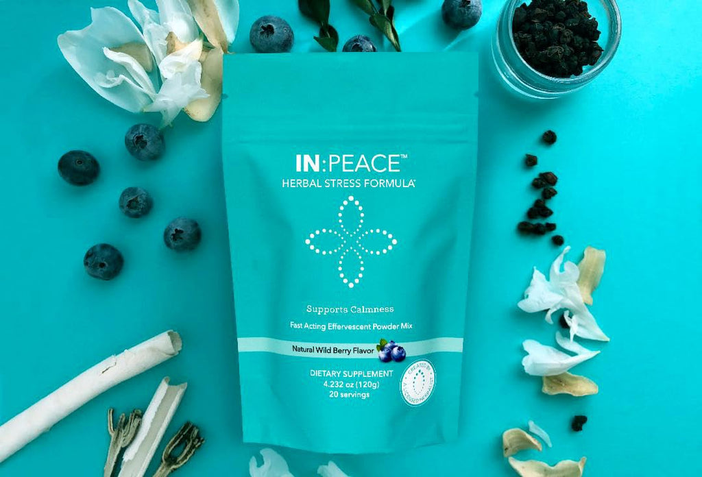 In:TotalWellness IN:Peace Herbal Calming Formula. 20 Serving Pouch, Wild Berry Flavor. 9 Herb Antioxidant + Adaptogen Blend. Clinically Proven Ingredients. Crafted by a Licensed Herbalist INTotalWellness buy supplements Au
