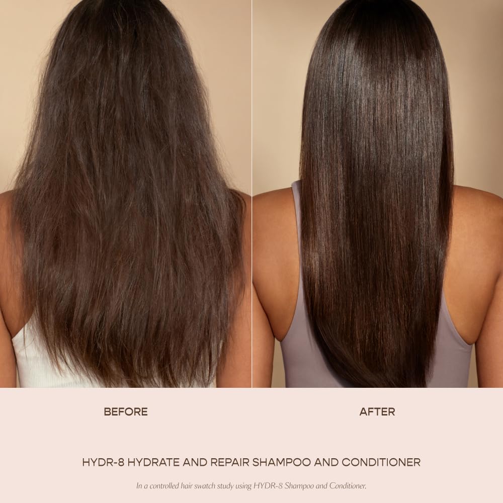 VEGAMOUR HYDR-8 Hydrate and Repair Shampoo and Conditioner Kit | Cleanses and Strengthens Dry, Damaged Hair with Amino Acids and Karmatin™ | Clean, Vegan, Cruelty-Free, Clinically Proven, Color Safe VEGAMOURBuy Supplements Australia