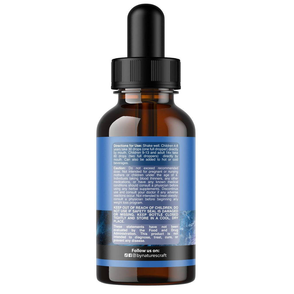High Absorption L-Theanine Liquid Drops - Nootropic Focus Supplement with L Theanine 200mg Per Serving and Chamomile Extract Supplement for Adults and Kids Relaxation and Focus - 2 Fl Oz Natures CraftBuy Supplements Australia