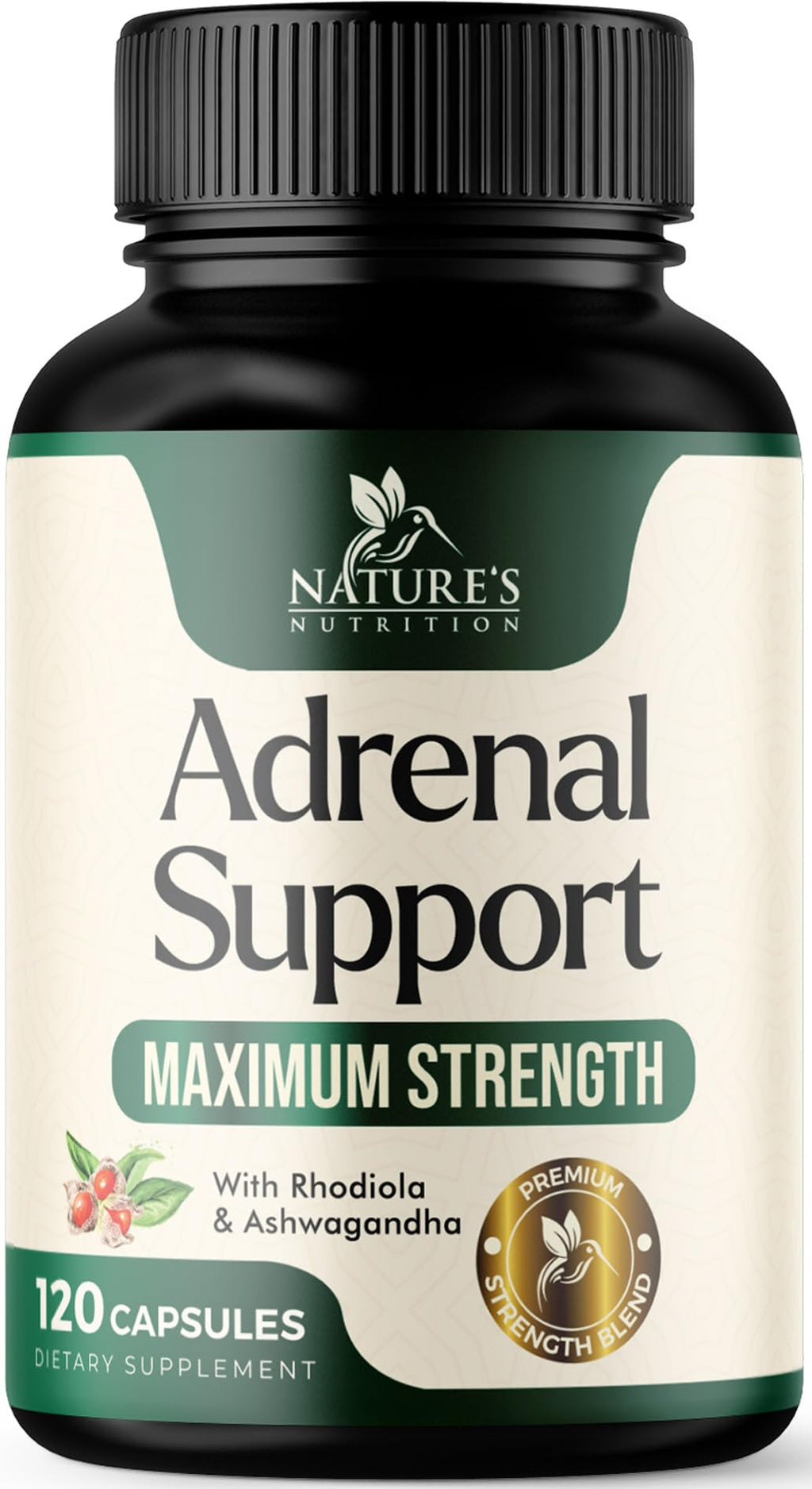 Nature's Nutrition Adrenal Support Supplements Cortex Complex, Best Energy Supplement, Supports Health & Energy Levels, Daily Ashwagandha for Women & Men, Supports Immune System, 120 Capsules Nature's NutritionBuy Supplements Australia