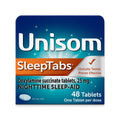 Unisom SleepTabs, Nighttime Sleep-aid, Doxylamine Succinate, 48 Tablets Unisom buy supplements Au