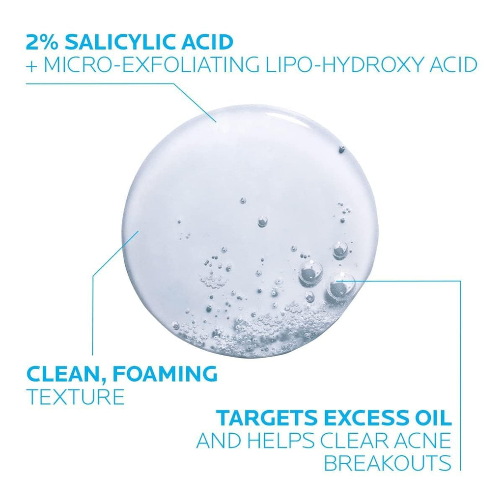 La Roche-Posay Effaclar Medicated Gel Facial Cleanser, Foaming Acne Face La Roche-PosayBuy Supplements Australia