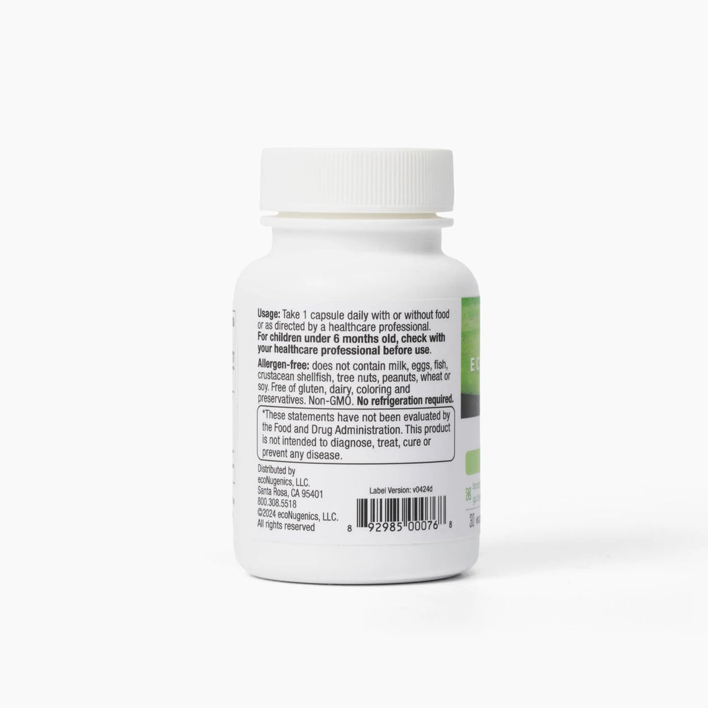 EcoNugenics PowerBiotic: Prebiotic, Probiotic & Postbiotic for Men & Women – 30 Capsules (1 Daily) – Supports Digestive Health, Gut Cleanse, Constipation Relief, Immune Function EcoNugenicsBuy Supplements Australia