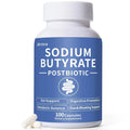 Sodium Butyrate, Butyrate Gut Health Supplement, Postbiotic for Gut, Stomach & Digestive, Support IBS, Leaky Gut, Gas & Bloat, Low Odor, 100 Vegan Capsules JkrovaBuy Supplements Australia