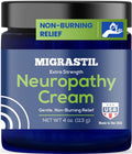 Basic Vigor Migrastil Neuropathy Relief Cream Extra Strength for Feet, Legs, and Hands. Made in The USA. Vegan and Cruelty-Free, Non-Greasy, Gentle, Non-Burning with Cooling Effect (4 oz.) Basic VigorBuy Supplements Australia