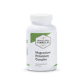 Supplement bottle labeled 'Magnesium Potassium Complex' on a white background