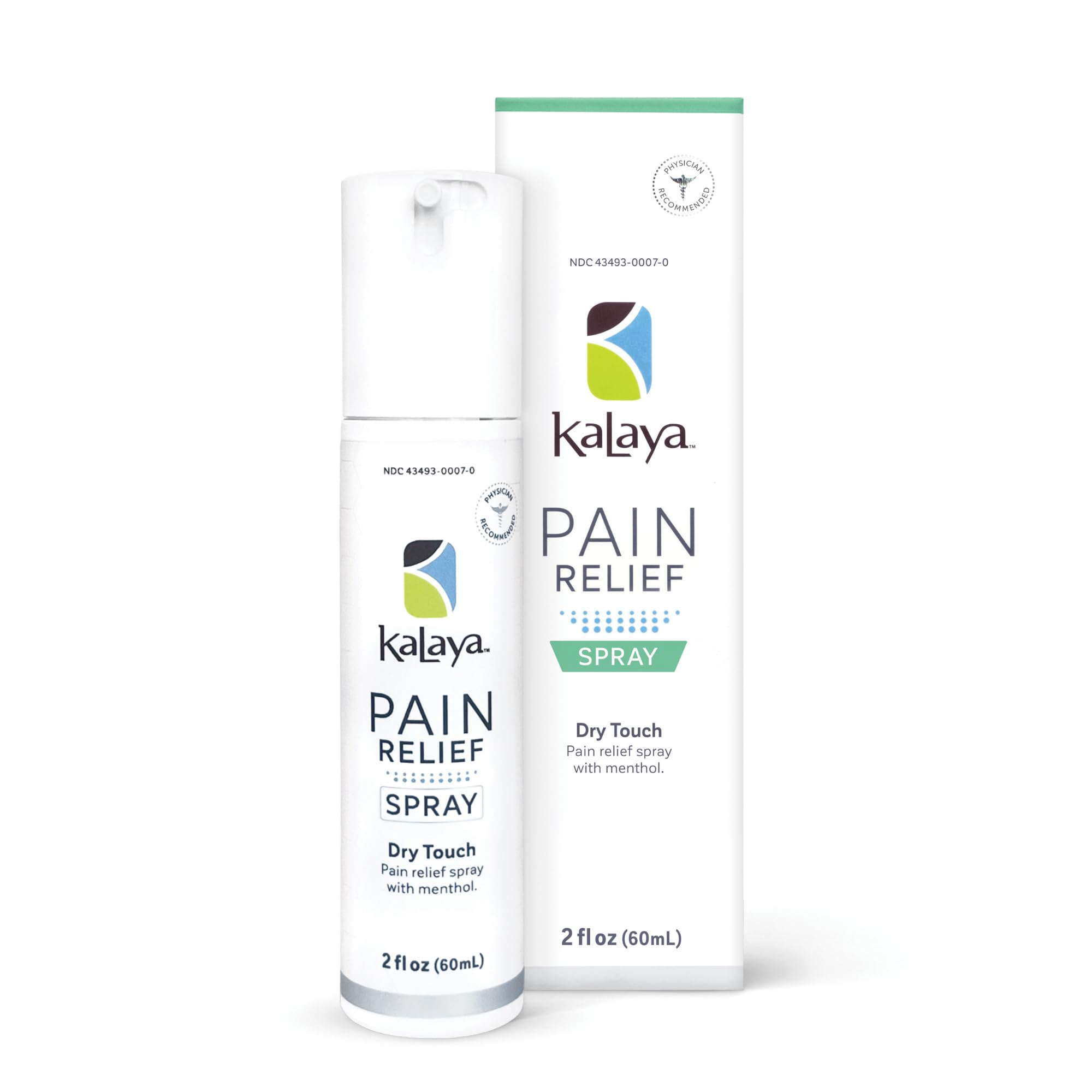 Kalaya Pain Relief Spray - Fast-Acting, Quick-Drying Muscle Rub for Joint Pain Relief and Muscle Pain - with Eucalyptus, Menthol, Methyl Salicylate, Camphor - Ideal for Easing Back Pain - 2 oz Kalaya NaturalsBuy Supplements Australia