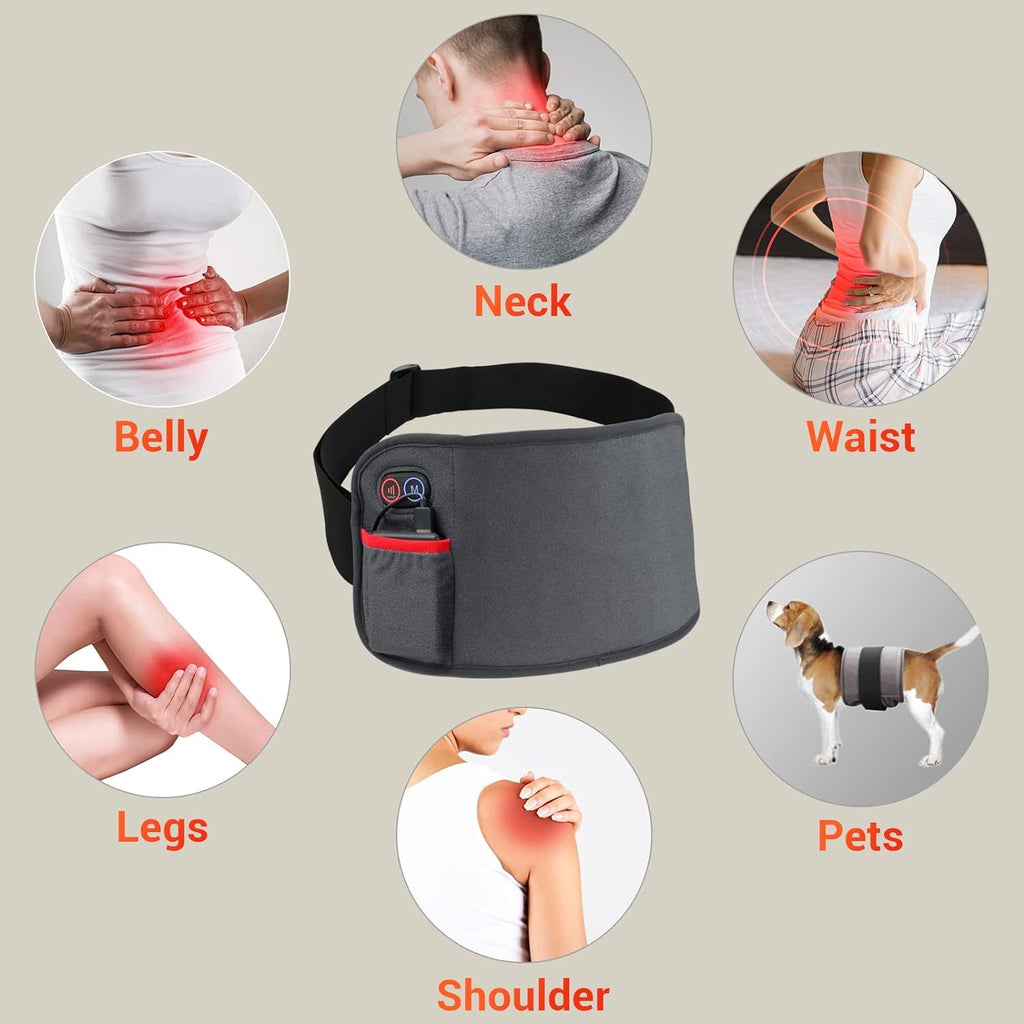 Comfytemp Red Light Therapy Belt, Cordless Infrared Red Light Therapy for Body Device, Wearable Red ComfytempBuy Supplements Australia