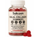 Sakoon nutrition Halal Certified Collagen Peptides Gummies | (Type I, II & III) Collagen Gummies for Women & Men | 90 Naturally Flavoured Strawberry Gummy to Support Hair, Skin, Joints & Nails | USA Sakoon nutrition buy supplements Au