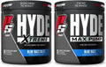 PROSUPPS Hyde Xtreme Blue Razz and Hyde Max Pump Blue Raspberry Bundle