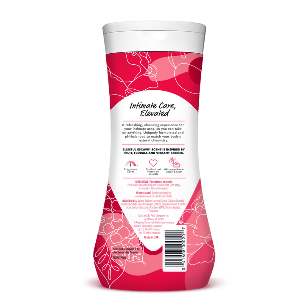 Summer's Eve Blissful Escape Daily Refreshing All Over Feminine Body Wash, Removes Odor Summer's EveBuy Supplements Australia