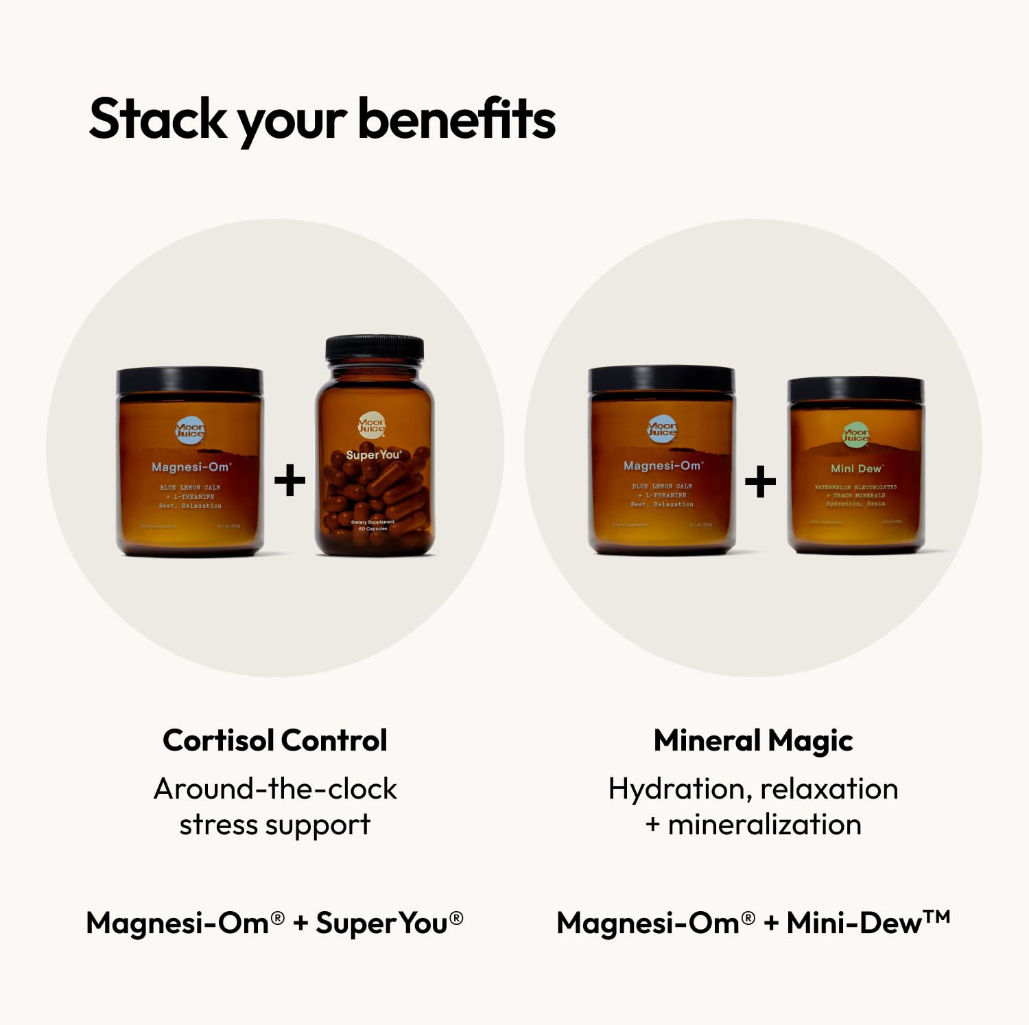 Moon Juice Magnesi-Om Magnesium Powder Supplement - Chelated Magnesium Complex + L-Theanine Blend for Rest, Relaxation & Regularity - Vegan, Non-GMO & No Sugar, Blue Lemon, 4.2 oz, 30 Servings Moon JuiceBuy Supplements Australia