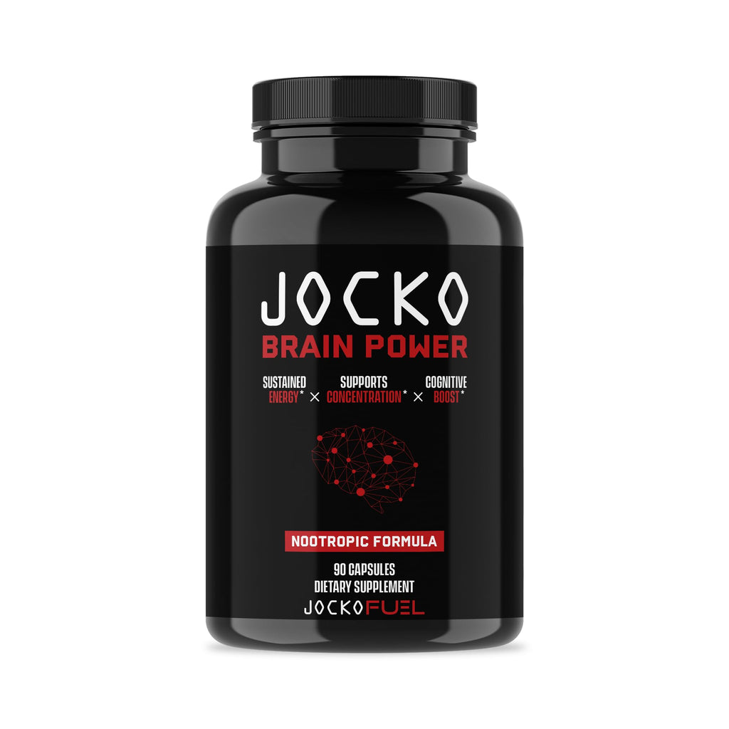 Jocko Fuel Brain Power - Nootropic Dietary Supplements for Memory & Focus wiht L Theanine, L Carnitine- Energy & Focus Supplement (90 Capsules) Jocko FuelBuy Supplements Australia
