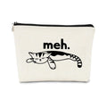 BARPERY Cat Gifts for Cat Lovers Cats Small Makeup Bag,Sanitary Napkin Storage Bag, Menstrual Cup