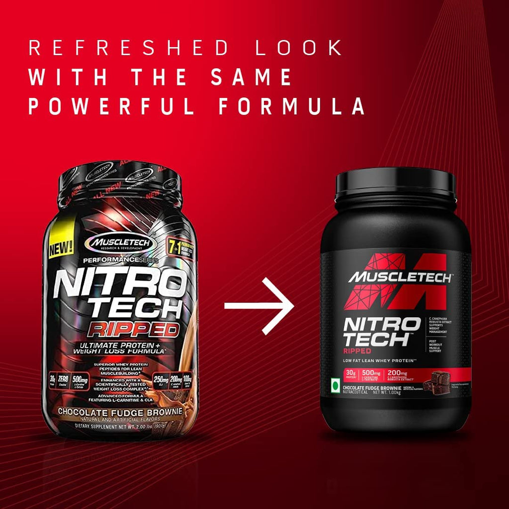 Protein Powder for Weight Loss |MuscleTech Nitro-Tech Ripped |Whey Protein Powder MuscleTechBuy Supplements Australia