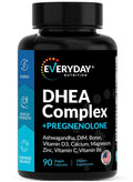 DHEA Micronized 200mg Complex with Pregnenolone 100mg Supplement for Men & Women with Ashwagandha, DIM, Magnesium, Boron, Calcium , Zinc, Vitamin D3, C and B6 Hormone Support - Made in USA 90 Capsules EVERYDAY NUTRITIONBuy Supplements Australia