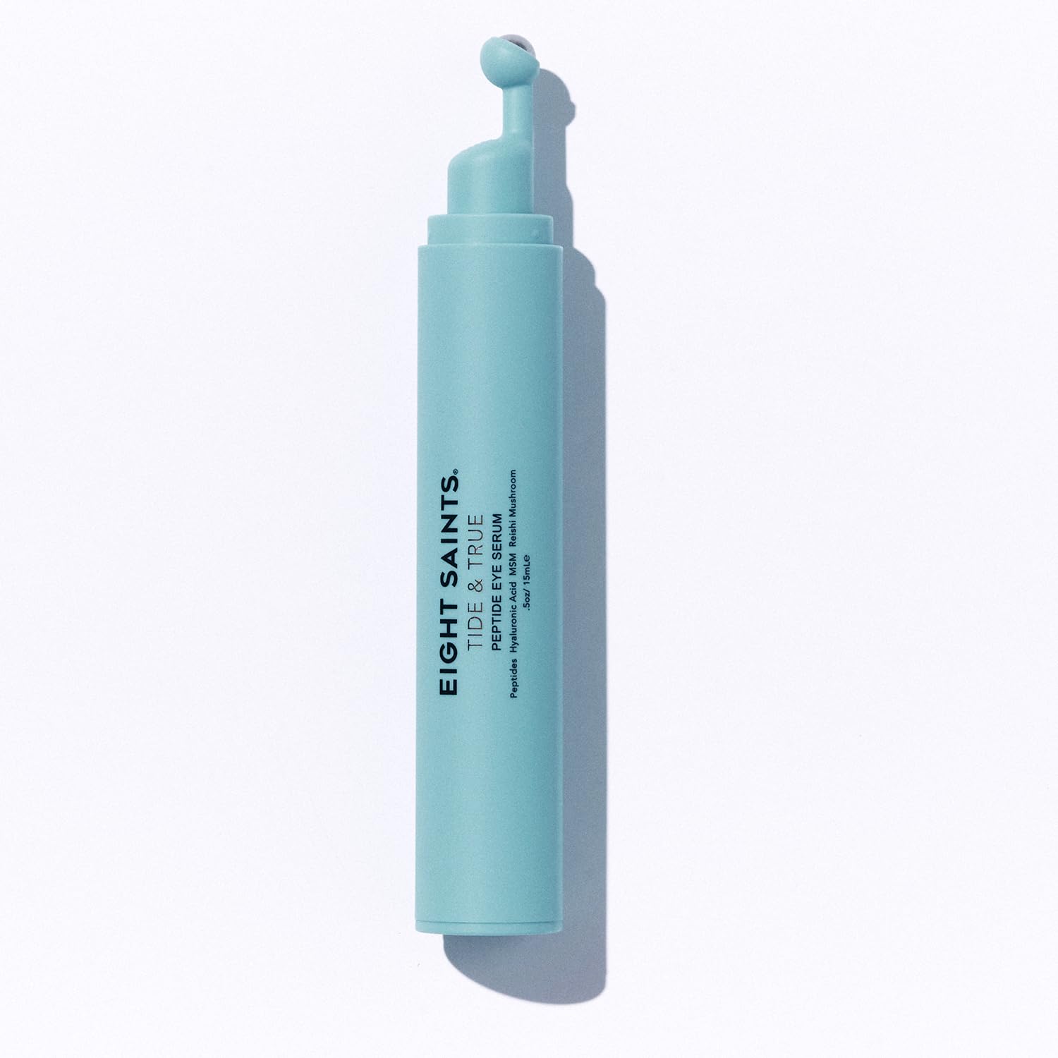 Eight Saints Tide & True Peptide Eye Serum for Puffiness & Wrinkles, Under Eye Roller Ball Treatment for Dark Circles & Fine Lines, with Peptides, Hyaluronic Acid, and Reishi Mushroom, 0.5 fl oz Eight Saints buy supplements Au