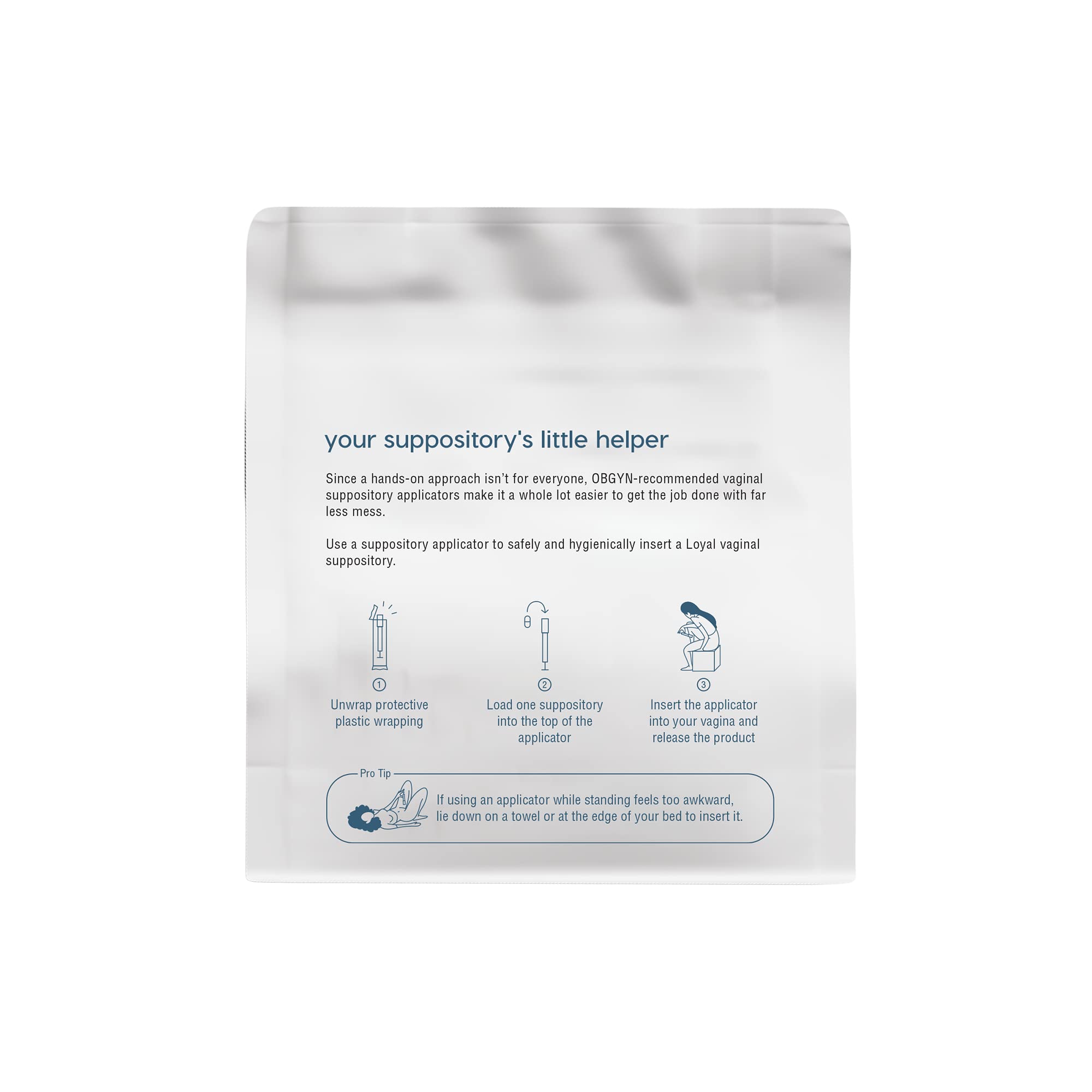 Loyal The Helper Suppository Applicators | Efficient | Compact | Comfortable | Fits Most Brands, Pills, Tablets and Boric Acid Suppositories (30-Pack) LoyalBuy Supplements Australia