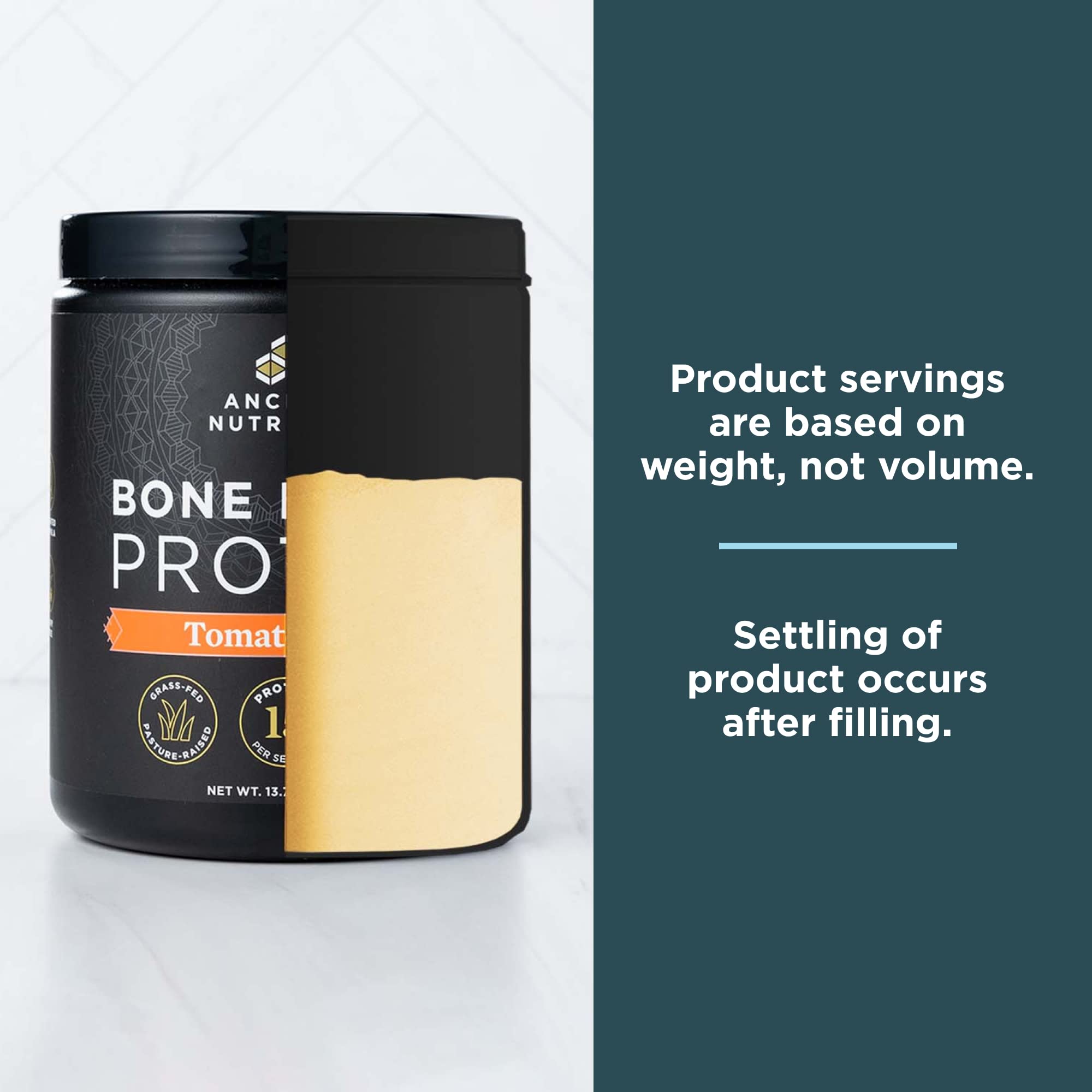 Ancient Nutrition Bone Broth Protein Powder, Tomato Basil, Grass-Fed Chicken and Beef Ancient NutritionBuy Supplements Australia
