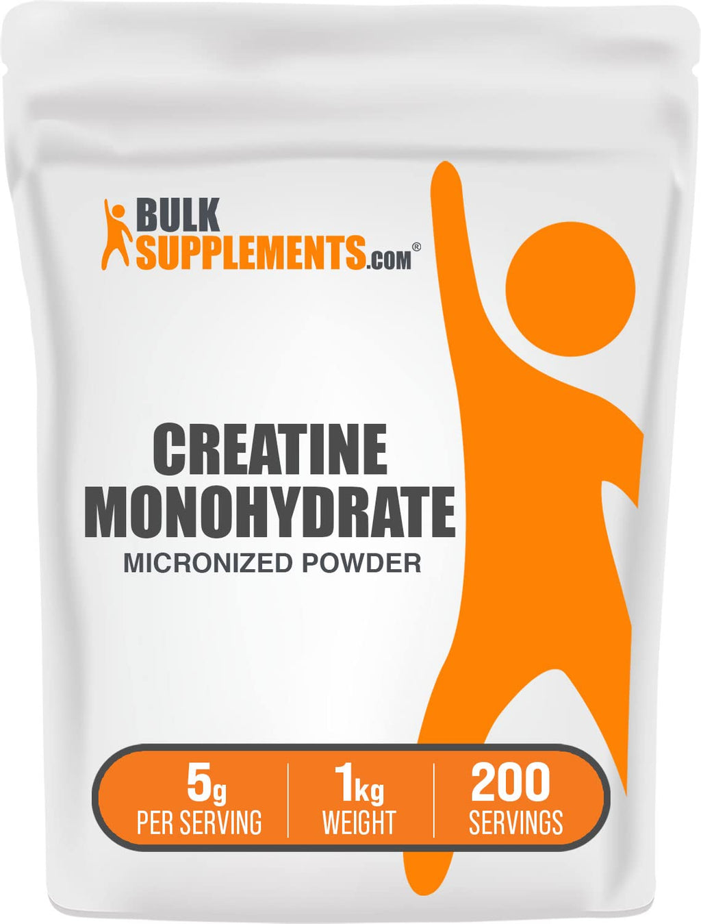 BulkSupplements.com Creatine Monohydrate Powder - Micronized Creatine Powder, Unflavored - Pure & Gluten Free, 5g (5000mg) per Servings, 1kg (2.2 lbs) (Pack of 1) BulkSupplementsBuy Supplements Australia