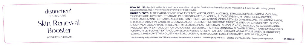 Distinction Skin Renewal Booster – Hydrating Face Moisturizer – Anti Aging Cream for Fine Lines & Wrinkles – Hydrates, Softens & Boosts Radiance – Daily Facial Cream for All Skin Types – 1 Oz Distinction buy supplements Au