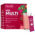 Root'd Multivitamin Powder for Women - 25 Vitamins & Minerals with 3X Electrolytes, 9 Organic Superfoods, Probiotics & Enzymes Root'd