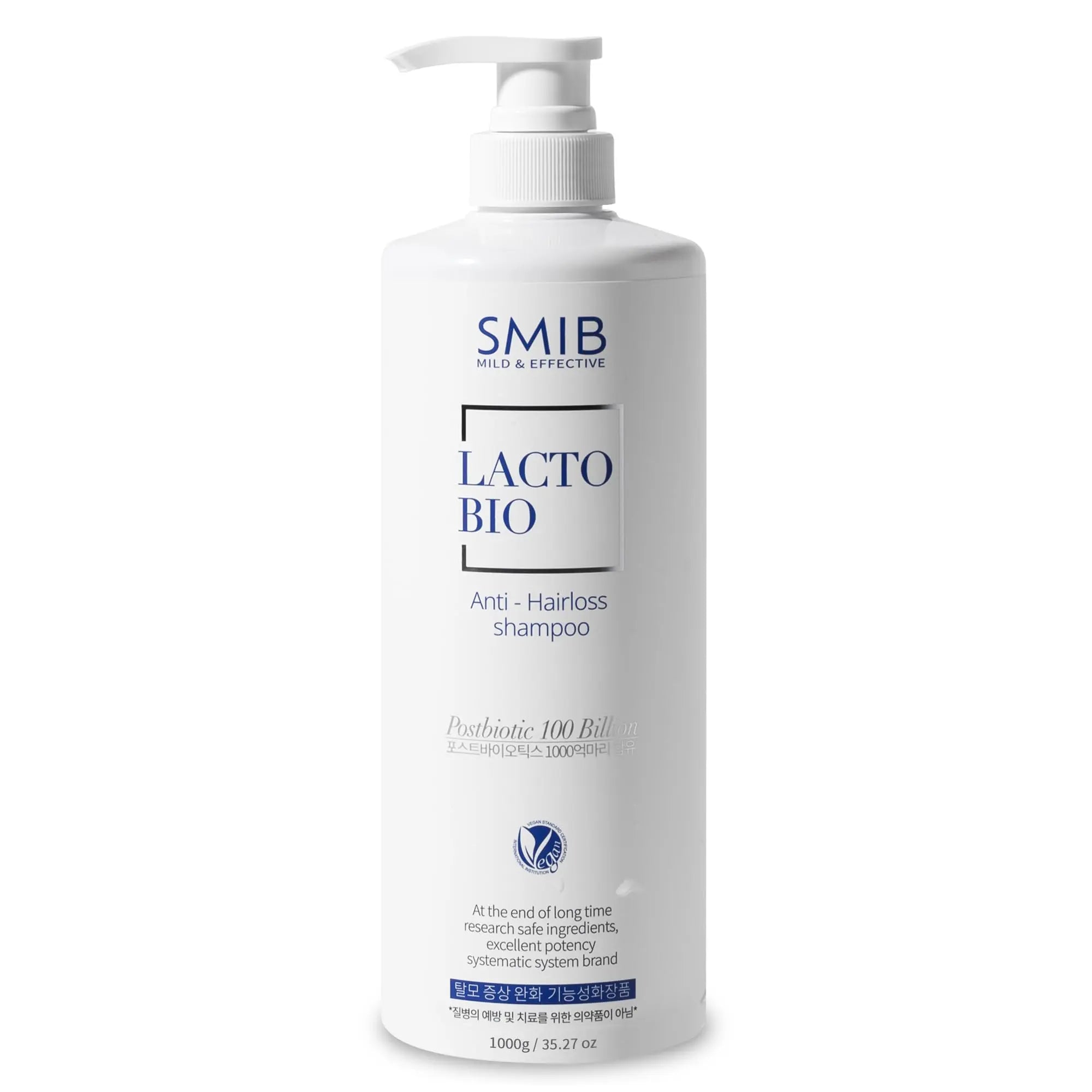 SMIB Lactobio Shampoo – With 100 Billion Postbiotics – For Fuller-Looking Hair and Scalp Care – Korean-Inspired Formula (35.27 oz) SMIBBuy Supplements Australia