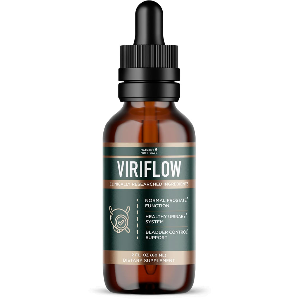 Nature’s NutriWave ViriFlow Liquid Supplement with Plant & Mineral Extracts – Natural Formula, Non-GMO, Made in USA, GMP-Certified – Easy-to-Use Liquid Drops, 60 mL, 2 Oz, 1 Month Supply Nature’s NutriWaveBuy Supplements Australia