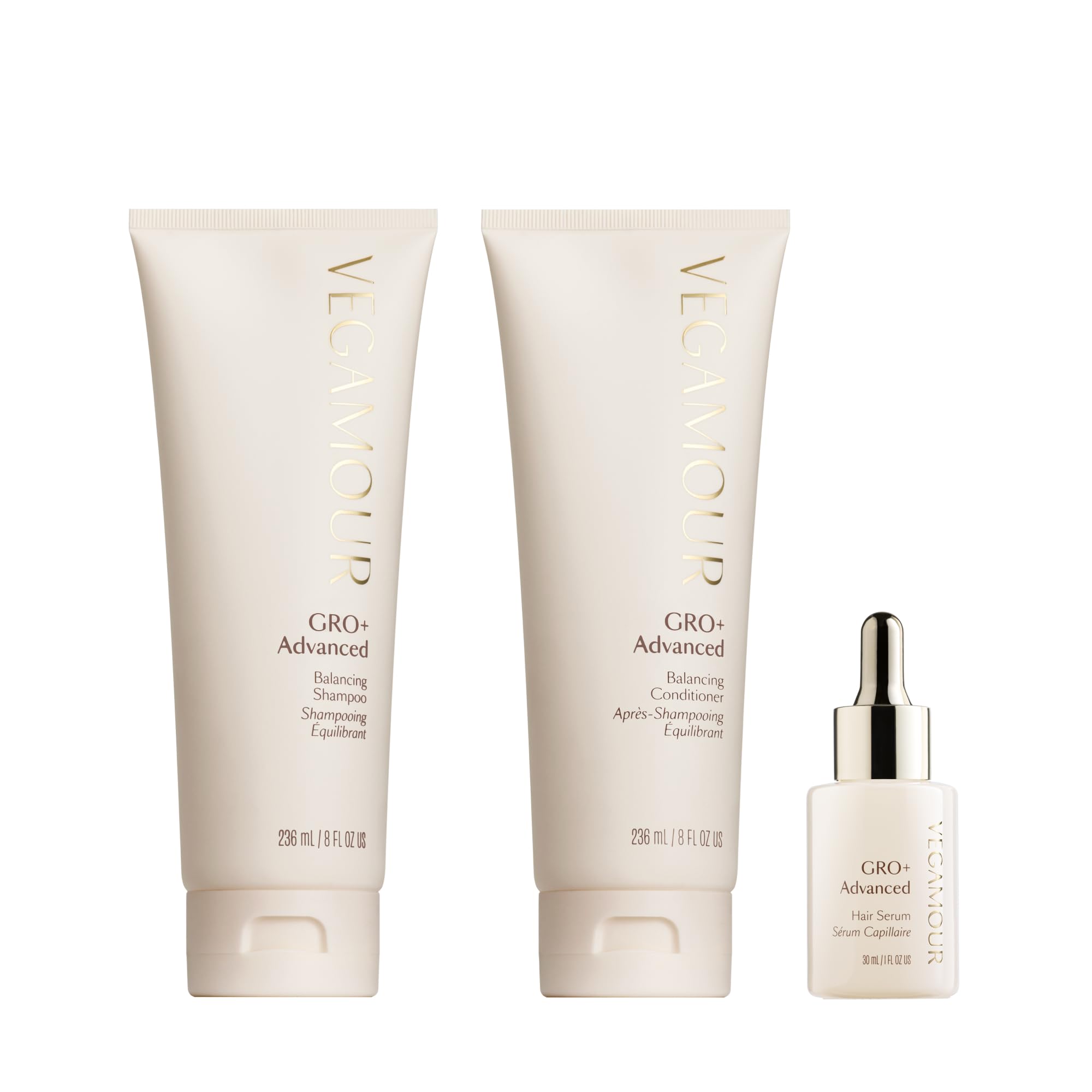 VEGAMOUR GRO+ Advanced Essentials Kit | Removes Buildup, Improves Hair Density, Reduces Shedding, Hydrates and Exfoliates the Scalp | For Severe Signs of Thinning | Color Safe, Vegan, Cruelty-Free VEGAMOURBuy Supplements Australia