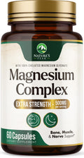 Nature's Peak Magnesium Complex supplement bottle on a white background