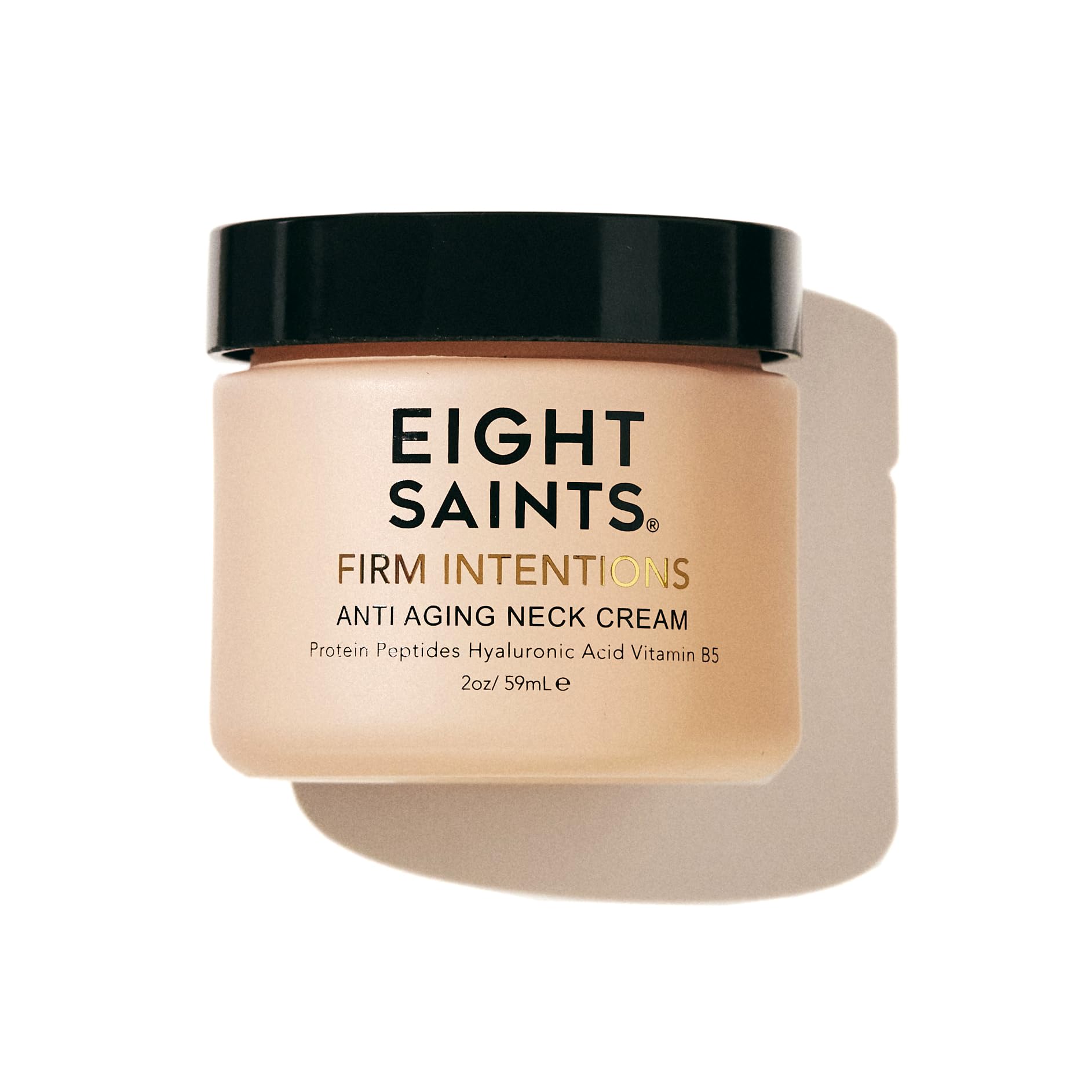Eight Saints Firm Intentions Anti Aging Neck Cream For Firming Skin and Reducing Wrinkles, with Protein Peptides, Hyaluronic Acid, and Niacinamide, 2 Ounces Eight Saints buy supplements Au