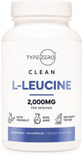 Type Zero L-Leucine Capsules (2000mg per Serving) 120 Capsules - 30 Servings Type ZeroBuy Supplements Australia