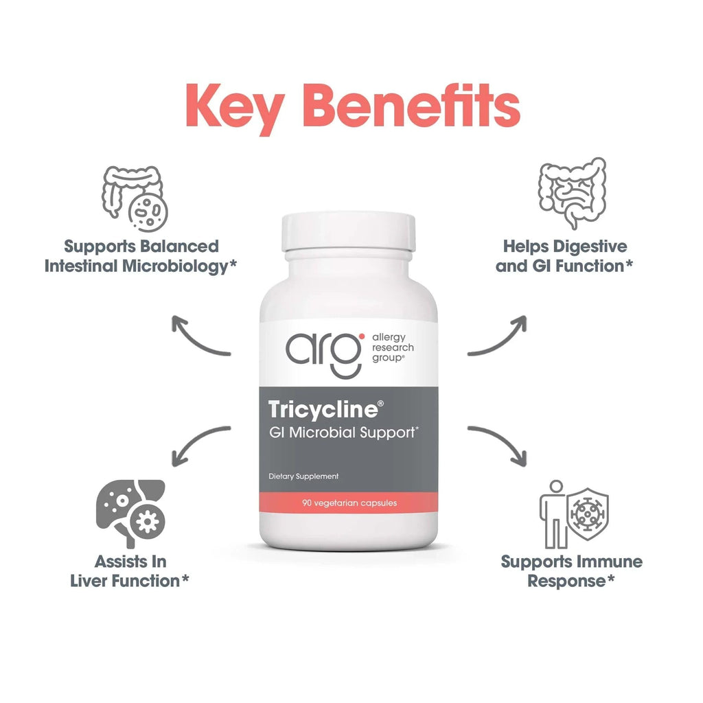 Nutricology TriBiotics - Berberine Artemisinin Botanical Blend - Gastrointestinal Support - Hypoallergenic - 45 Servings - 90 Capsules Allergy Research Group buy supplements Au