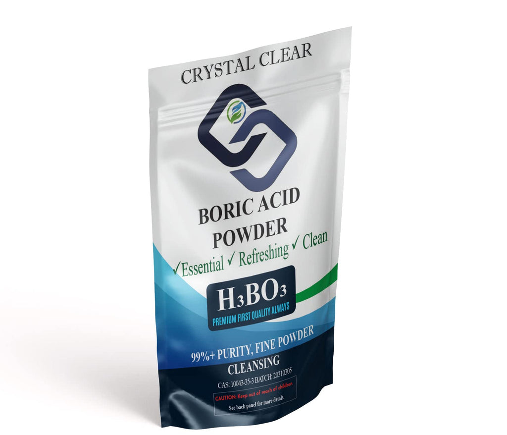Crystal Clear Lab Boric Acid Powder | 99.9% Industrial Grade Pure Boric Powder CrystalClearlab Chlorine DioxideBuy Supplements Australia