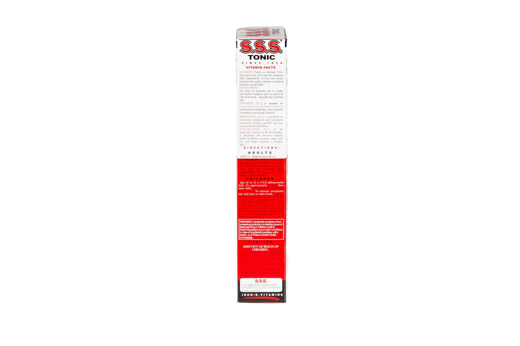 S.S.S. Tonic, Iron and Vitamin B Supplement, High Potency Vitamins, Bottle,10 Fl Oz (Pack of 1) S.S.S. CO.Buy Supplements Australia