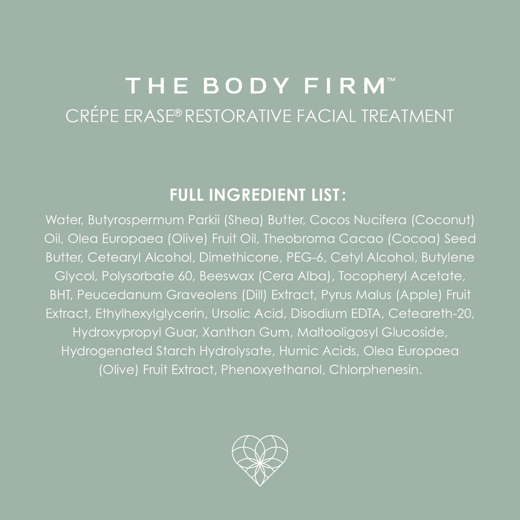 Body Firm Crepe Erase Facial Repair Treatment, Anti Aging Face Moisturizer With Shea Butter, Collagen, Vitamin E, Neck Firming Cream for Wrinkles and Fine Lines, Original Citrus, 1.7 FL Oz BODY FIRM buy supplements Au