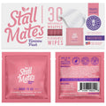 Stall Mates Wipes Feminine Fresh - Flushable | Individually Wrapped Cleansing Travel Friendly PH 