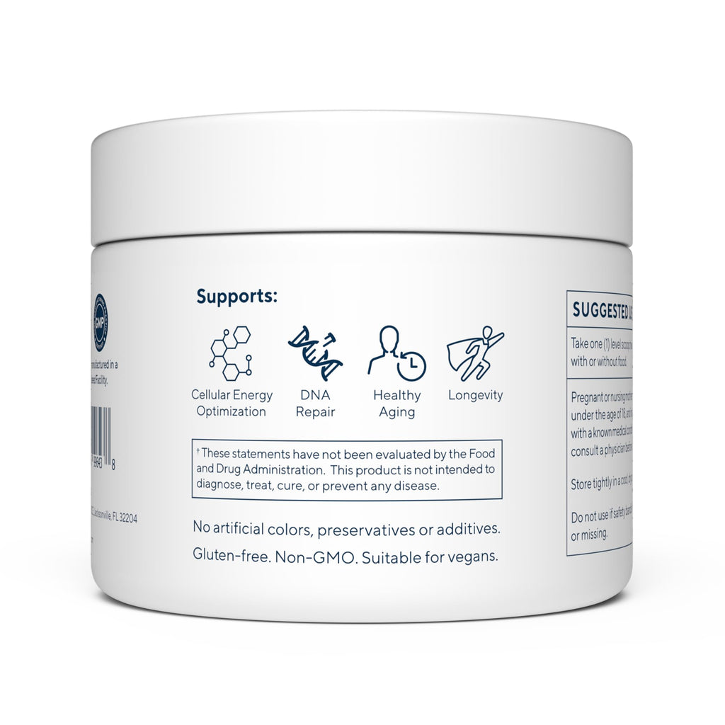 Renue By Science NMN Powder | 100g Fast Dissolve Powder Supplement | 500mg Nicotinamide Mononucleotide per Serving