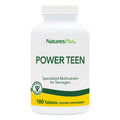 NaturesPlus Source of Life Power Teen - 180 Vegetarian Tablets - Teen Multivitamin with Minerals & Whole Foods for Mental Focus NaturesPlus