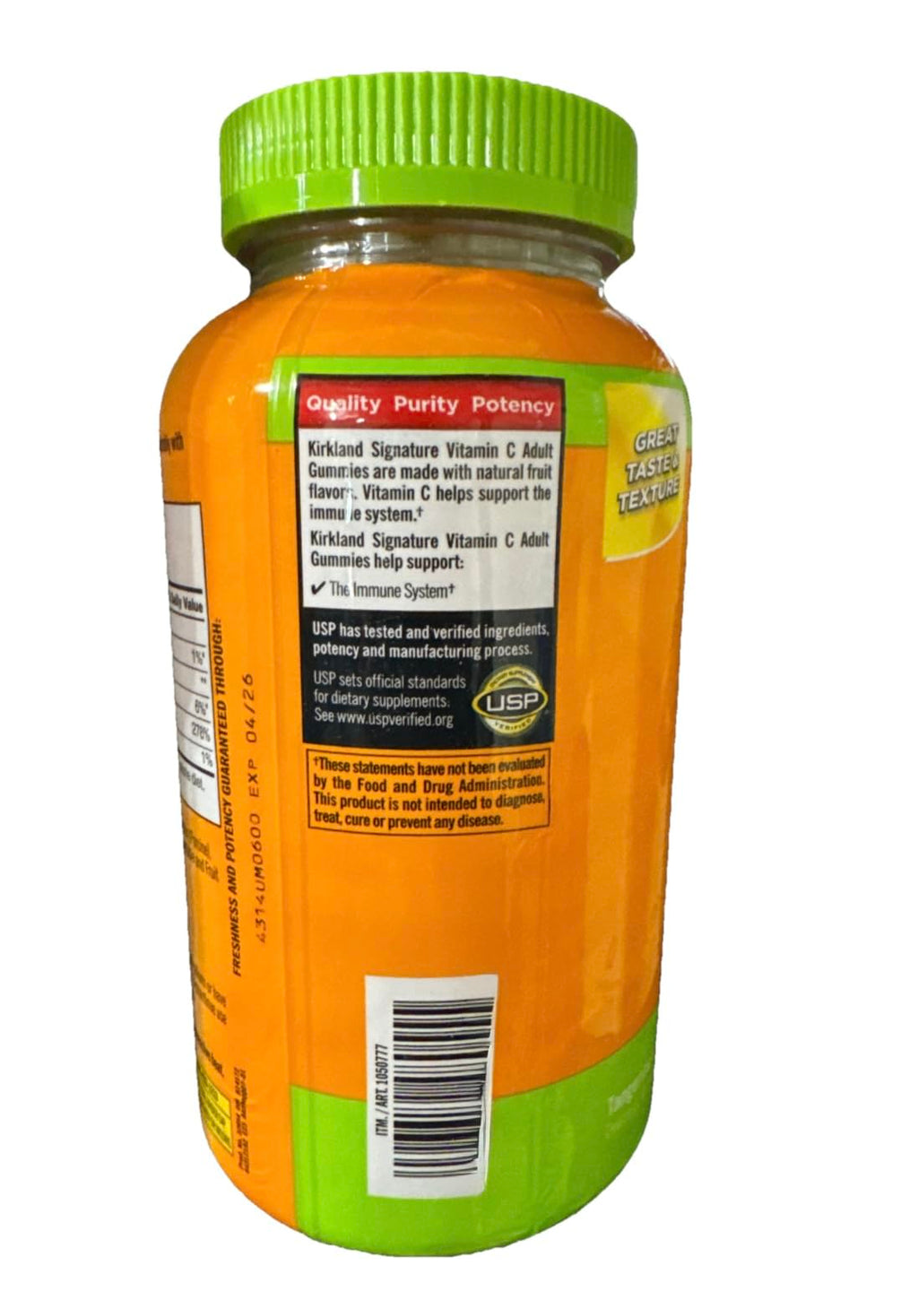 Kirkland Signature Vitamin C Adult Gummies 250 mg, 180 Count KIRKLANDBuy Supplements Australia