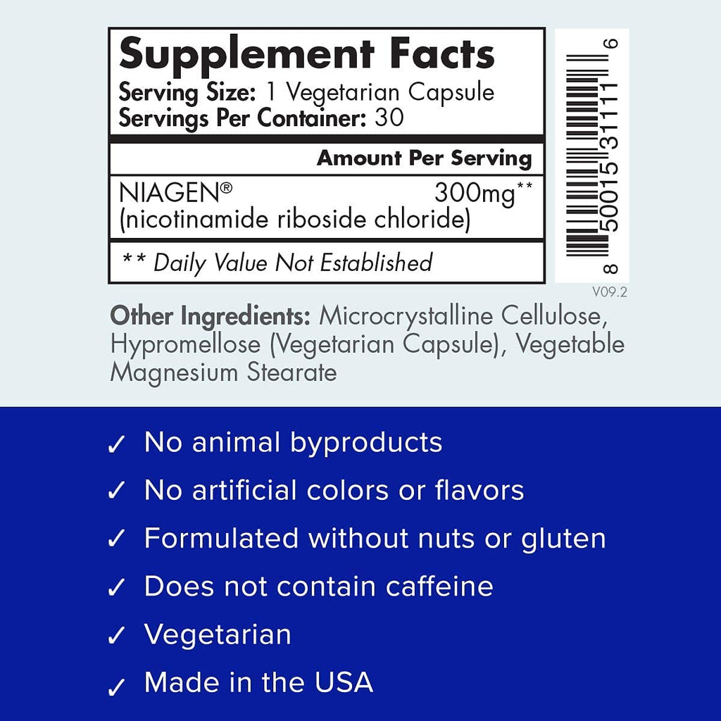 TRU NIAGEN - Patented Nicotinamide Riboside NAD+ Supplement. NR Supports Cellular TRU NIAGENBuy Supplements Australia