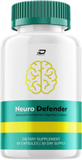 Neuro Defender Supplement Capsules – NeuroDefender Natural Blend Formula Focus Memory Support and Reviews (1 Pack – 60 Capsules) IndeloBuy Supplements Australia